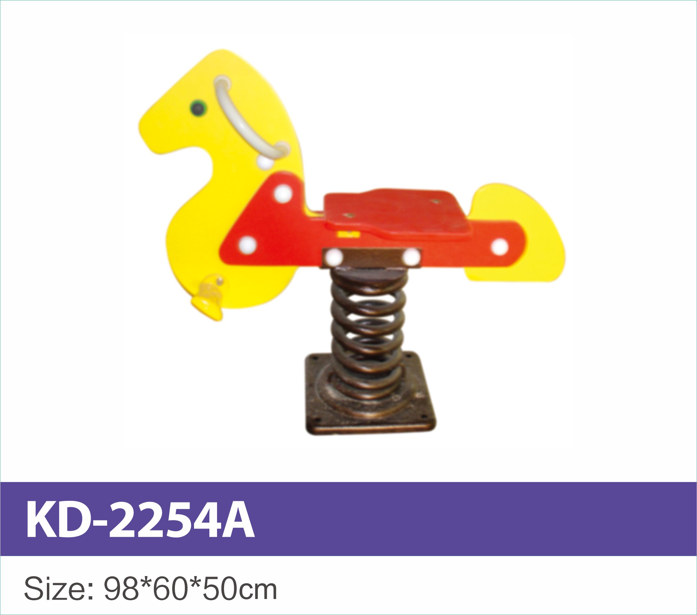 Plastic Spring Riders Indoor Outdoor Playground Equipment Garden Swing Rocking Horse Spring